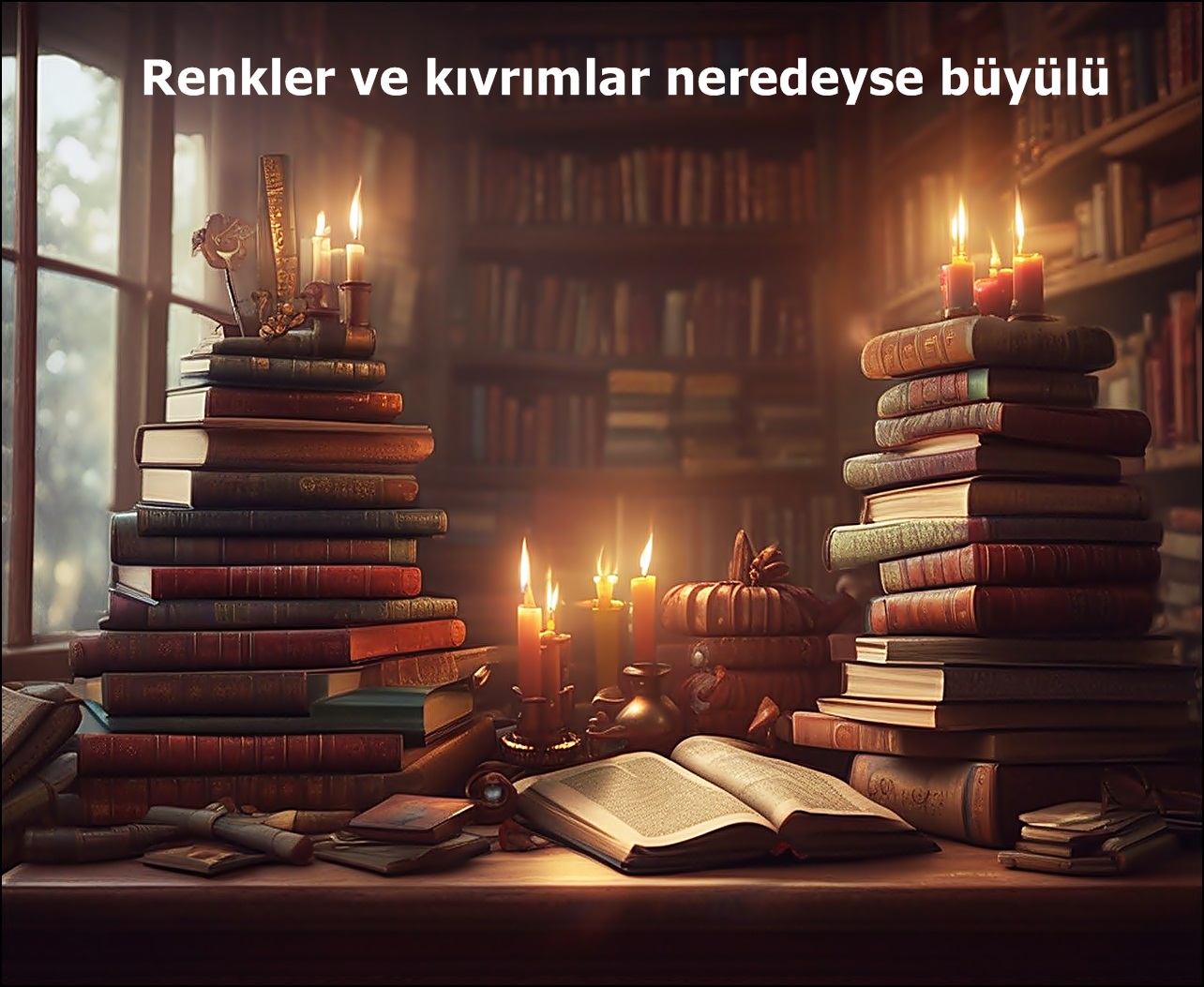 Renkler ve kıvrımlar neredeyse büyülü